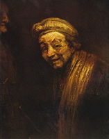 Автопортрет с муштабелем (Рембрандт)