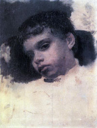 Портрет Н.Я. Симонович (В.А. Серов, 1880 г.)
