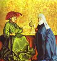 Соломон и Царица Савская. 1434. Северное Возрождение в Германии