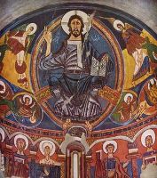 Христос во славе, фреска апсиды в церкви Сан Клементе
