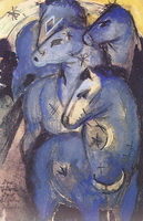 Башня синих коней (Ф. Марк, 1913 г.)